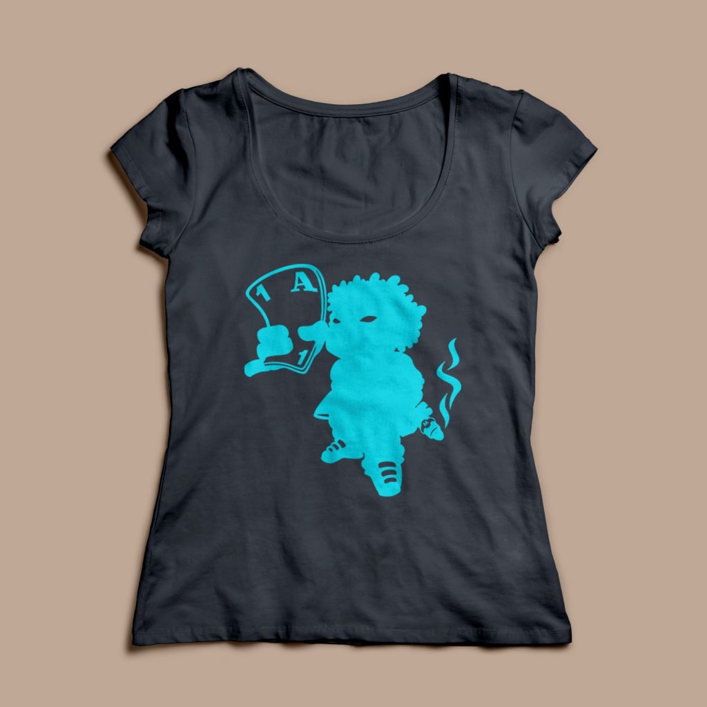 T-shirt noir (femme)